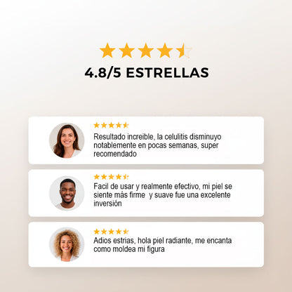 Masajeador Corporal 3 en 1 Reafirmante y Relajante |  Moldea tu cuerpo y reafirma tu piel sin salir de casa