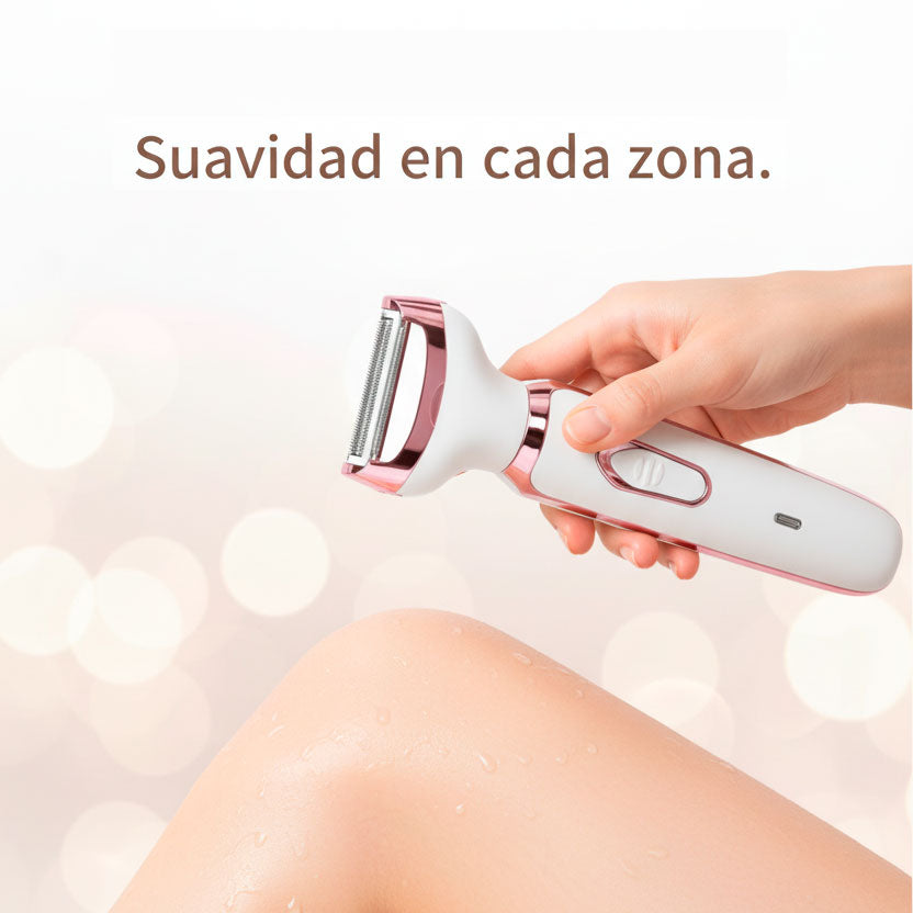 Depiladora 4 en 1 | Piel suave en minutos, sin dolor ni irritación