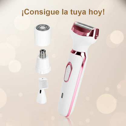 Depiladora 4 en 1 | Piel suave en minutos, sin dolor ni irritación