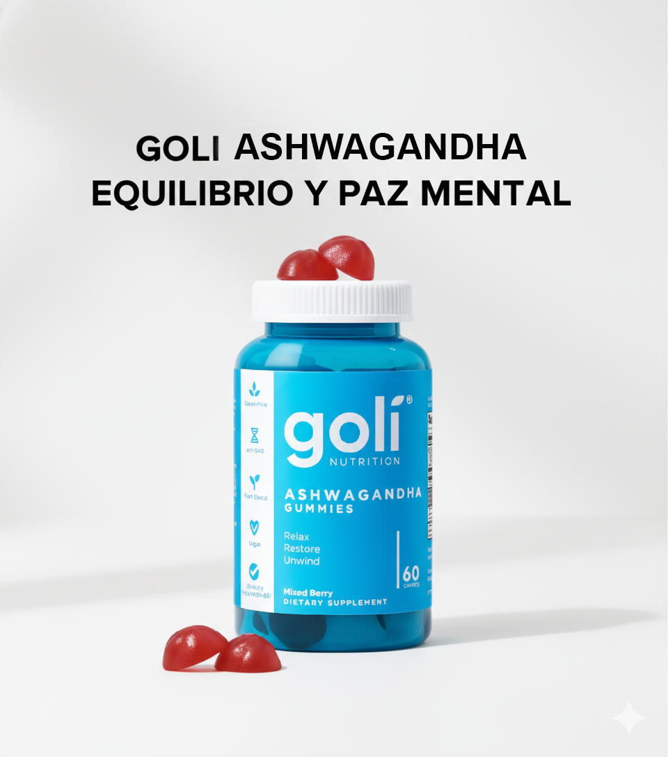 GOMAS GOLI NUTRITION | Recupera tu calma, tu enfoque y tu energía